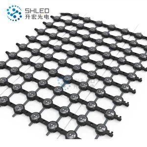 Sgrin Rhwyll dan Arweiniad Facade