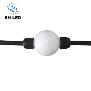 Llinyn Pêl Pixel Lliw Nadolig RGB LED