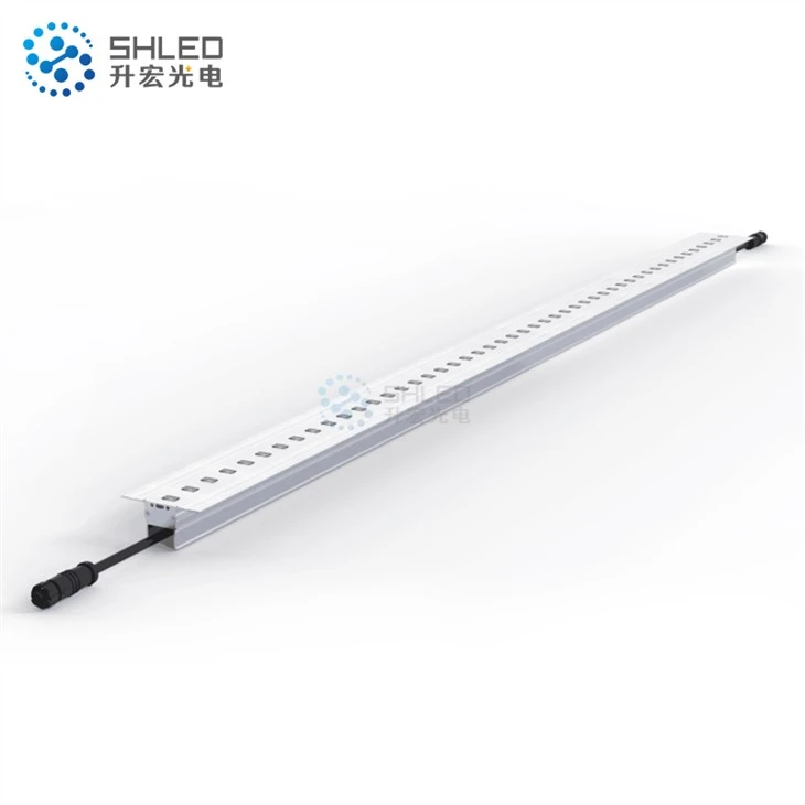 Goleuadau llinol Alwminiwm Gwrth-ddŵr Awyr Agored 12W Golau Llinol LED RGB