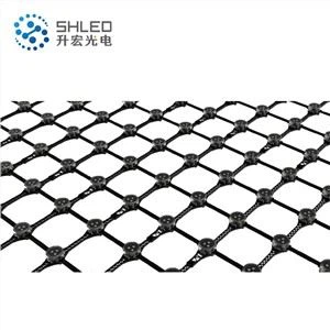 Adeilad Awyr Agored Cefndir Sgrin Led Rhwyll Arddangos Meddal