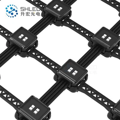 Sgrin Rhwyll Facade Cyfryngau Tryloyw